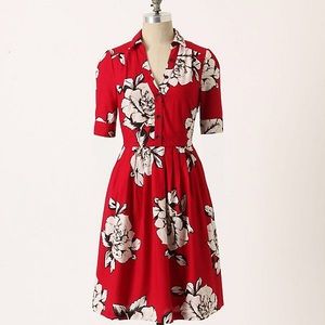 Anthropologie Maeve Dagmar Shirt dress size 6